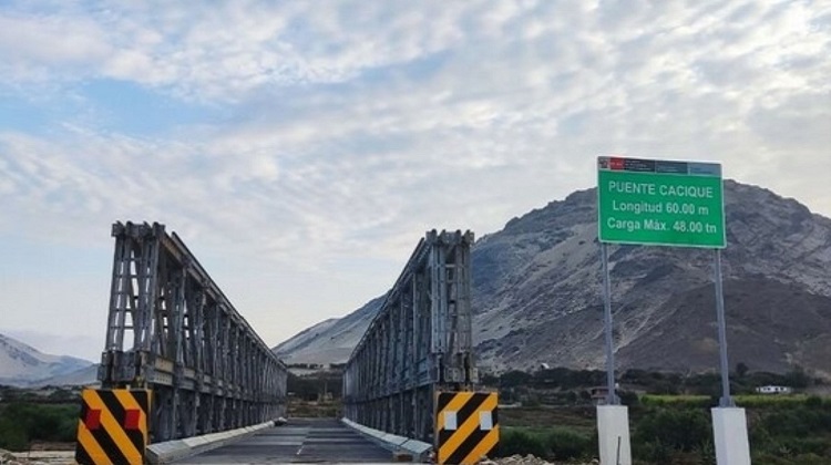 MTC instaló 93 puentes en el marco de la Reconstrucción con Cambios durante 2021