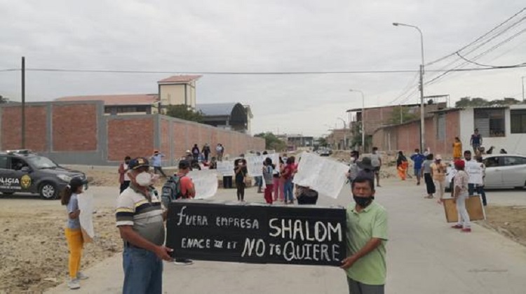 Piura: Vecinos de Enace denuncian irregularidades en obra de S/ 42 millones
