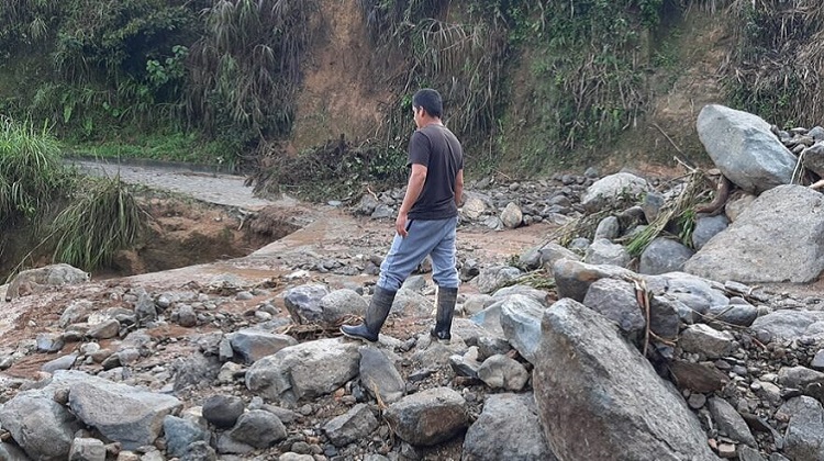 Ayabaca: millonaria vía inaugurada hace 3 meses en Sícchez está intransitable