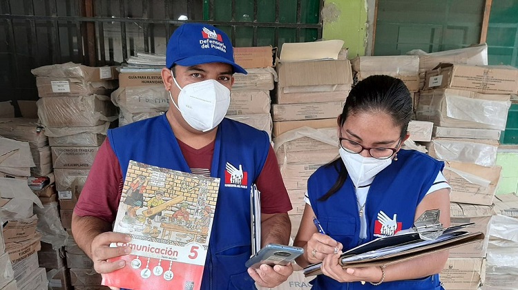 Piura: DREP exige a OSCE resolver fallo para distribuir 140 toneladas de material educativo