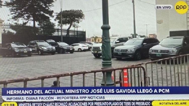 Hermano de ministro José Gavidia llegó a PCM y se reunió con viceministro de Gobernanza Territorial