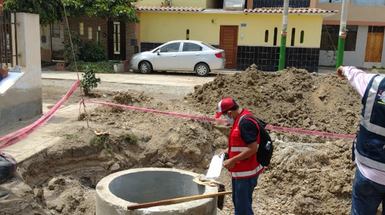 Obra de más de S/ 2 millones tiene deficiencias que afectan vida útil de alcantarillado