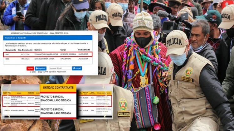 Puno: ¿Ministro hizo su “agosto”? Empresa ligada a congresista Oscar Zea contrato con Peblt por más de S/38 mil soles