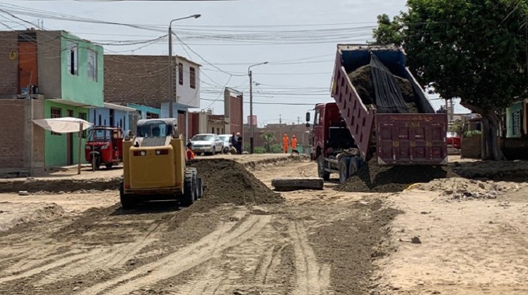 Chimbote: MPS invierte más de S/3 millones en pistas y veredas en Miraflores Alto