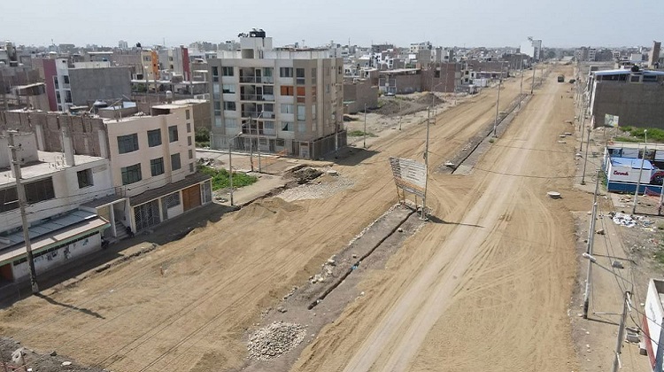Lambayeque: detectan irregularidades en obra de avenida Colectora de Chiclayo