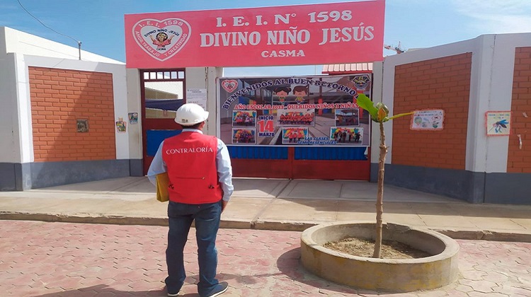 Áncash: detectan fisuras en obra de rehabilitación de plantel inicial Divino Niño Jesús de Casma