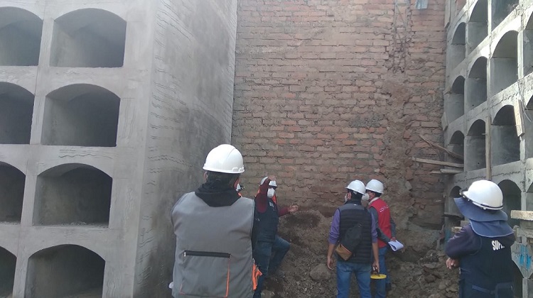 Contraloría alerta falta de licencia de construcción en obra de ampliación en Cementerio de Huancayo