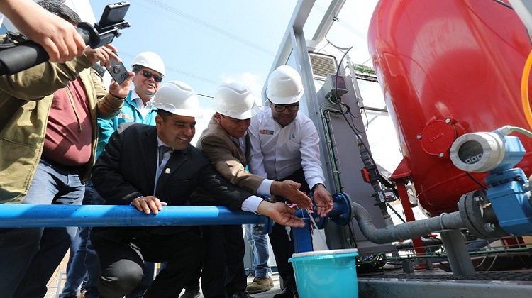 Nueva planta portátil beneficiará a más de 5 mil pobladores del C.P La Florida en Cañete