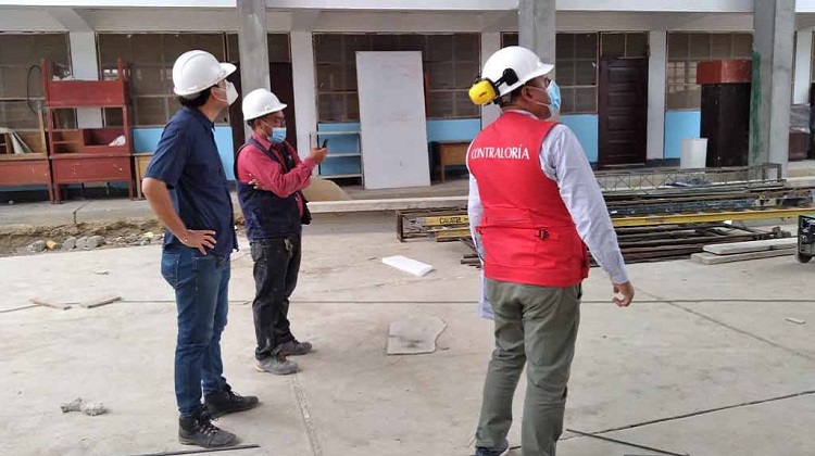 Tumbes: Contraloría advierte retrasos en obra de mejoramiento de institución educativa en distrito de Corrales