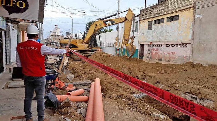 Tumbes: Contraloría advierte presuntas irregularidades en rehabilitación de alcantarillado de la calle Bolívar