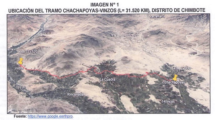 Chimbote: Contraloría advierte deficiencias en mantenimiento de caminos rurales