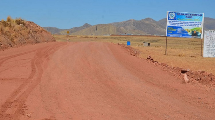 Azángaro: pese a ampliaciones de presupuesto y tras cinco años, carretera Chupa – Curayllo registra avance físico de 61 %