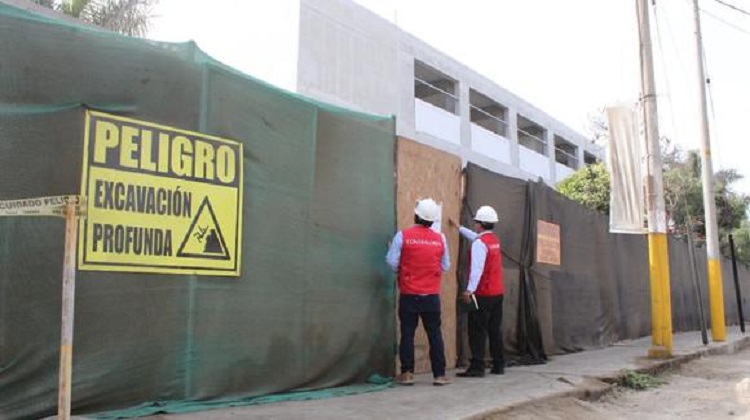 La Libertad: Vence contrato para reconstruir colegio emblemático de Moche, pero obra tiene 87% de avance