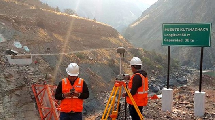 Ayacucho: MTC acelera trabajos en puente Kutinachaka para restablecer tránsito vehicular