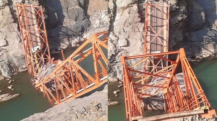 Ayacucho: Puente Kutina Chaka se derrumba a solo un año de su inauguración