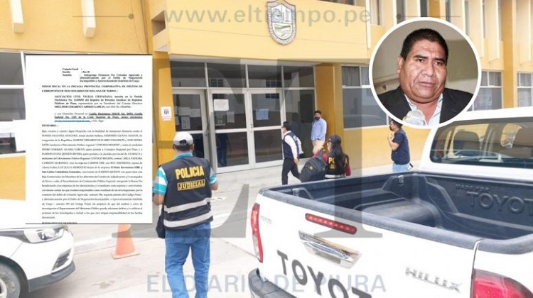 Denuncian por colusión al alcalde de Sullana y a sus candidatos