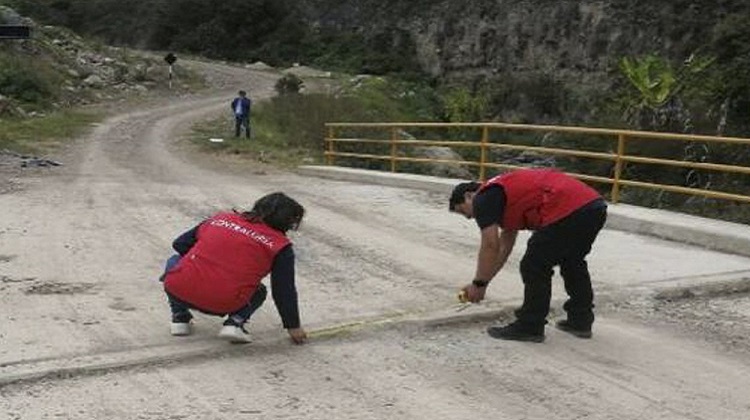 Cajamarca: detectan irregularidades en obra de puente en Celendín