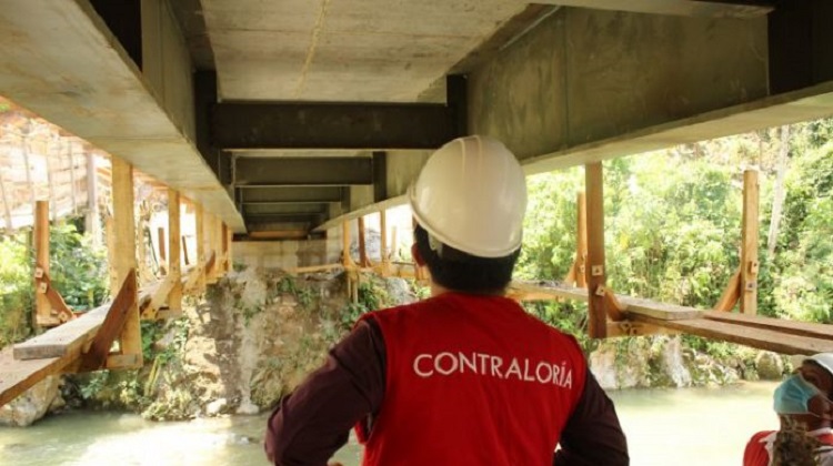 Contraloría detecta inaplicación de penalidad por S/ 208 mil a contratista del puente Cumbaza