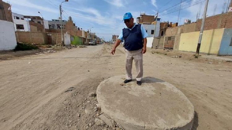 Expediente técnico mal elaborado paraliza obra en Pisco