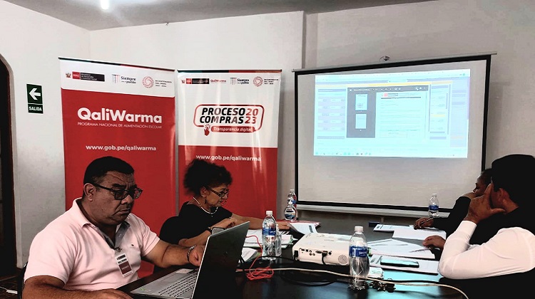 Piura: 5 comités evalúan las propuestas técnicas y económicas de los postores de Qali Warma