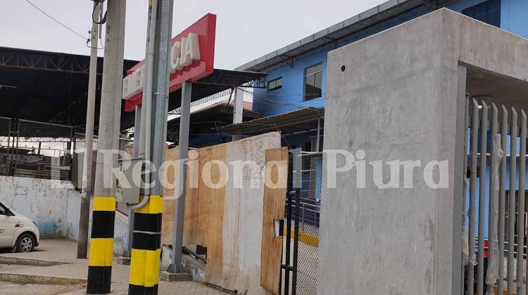 Sullana: Obra de remodelación del Hospital de Apoyo se encuentra inconclusa
