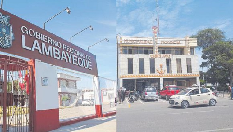 La Municipalidad Provincial de Chiclayo y Gobierno Regional de Lambayeque con mayor riesgo de corrupción