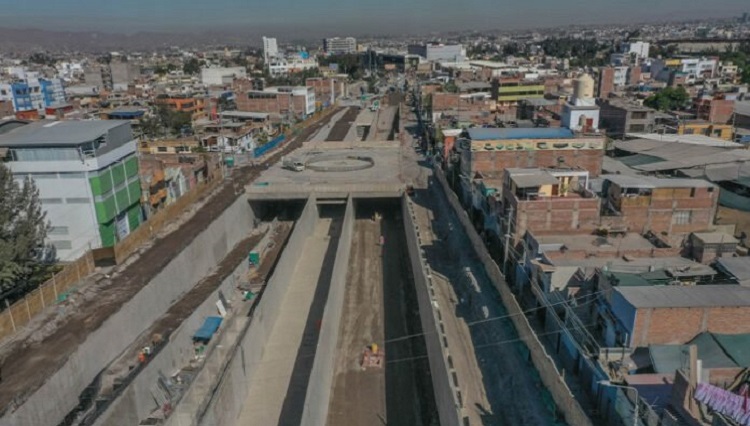 Obra vial Bicentenario de la MPA se inundó y avance es lento