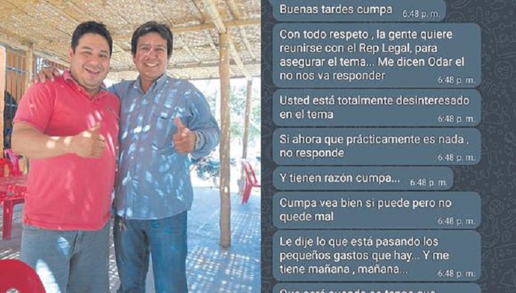 Piura: Negocian una obra de S/ 7.2 millones a través de WhatsApp