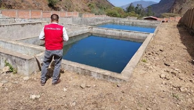 La Libertad: Detectan irregularidades en obra de saneamiento de Cascas