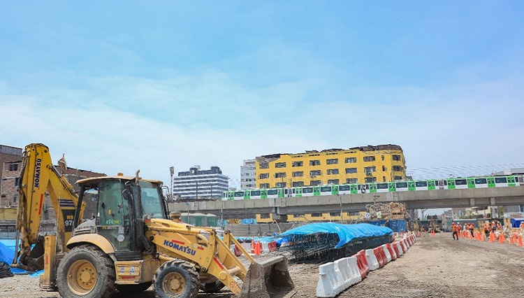 Línea 2 del Metro: inició obra en estación 28 de Julio que se interconectará con Línea 1
