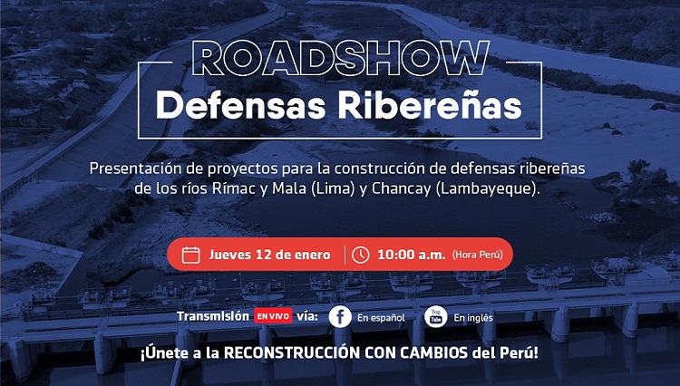 Autoridad para la Reconstrucción con Cambios convoca a concurso para obras que protegerán a poblaciones de Lima y Lambayeque