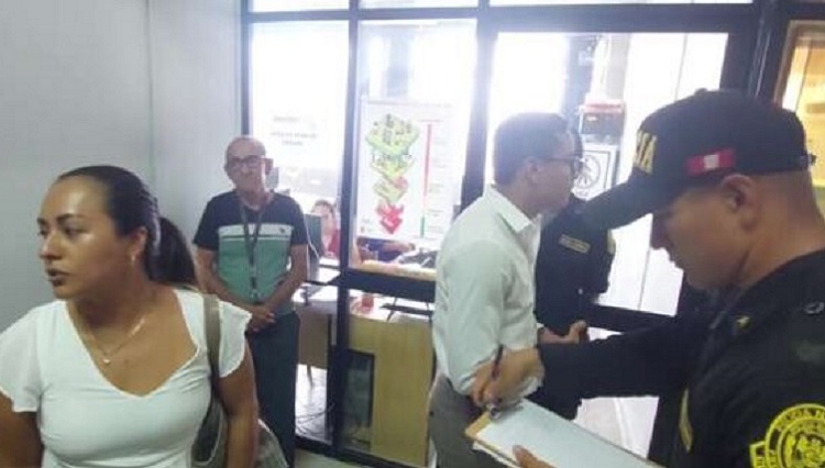 Representantes de Consorcio Perú realizan acta de constatación policial para cumplimiento de medida cautelar