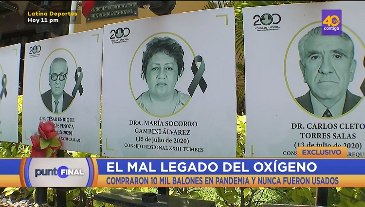 Más de diez mil balones de oxígeno adquiridos durante la pandemia nunca fueron usados