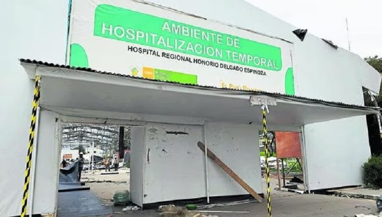 Arequipa: Desmontan Centro de Atención Temporal del hospital Honorio Delgado