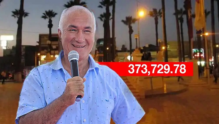 Chincha: Cuestionan al alcalde César Carranza por destinar más de 300 mil soles para iluminar la plaza