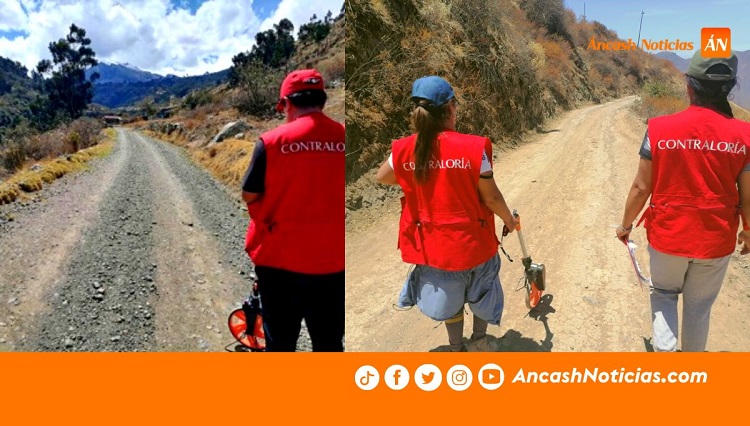 Detectan deficiencias e irregularidades en mantenimiento de tres caminos vecinales de Huaraz
