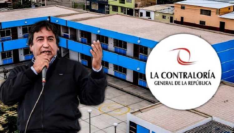 Exalcalde de Guadalupe en la mira de Contraloría por obra mal realizada en la I.E N 81032