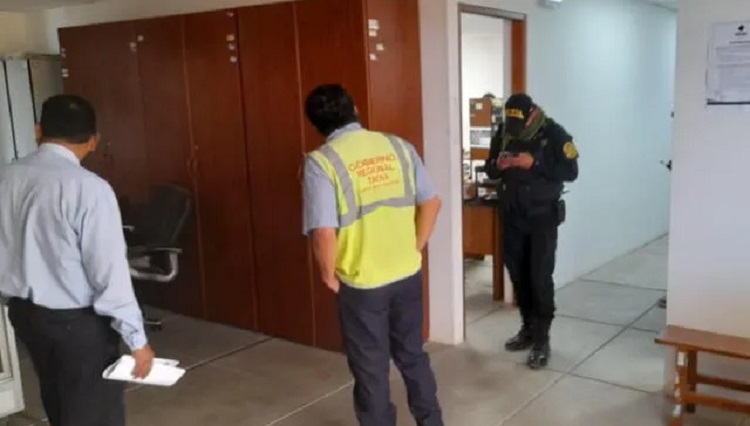 Tacna: allanan gobierno regional por “arreglo” en concurso de plaza