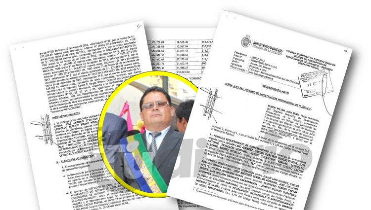 Fiscalía pide 12 años de cárcel para el ex alcalde de Chinchao