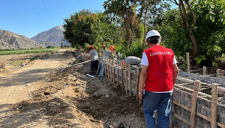Huarmey: alertan irregularidades en construcción de canal de regadío de S/1.9 millones
