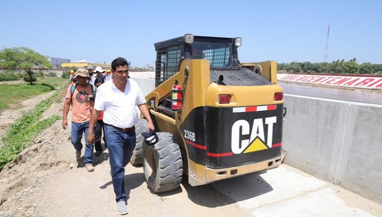 Piura: realizarán diagnóstico de la obra de las defensas ribereñas tras colapsos de losas