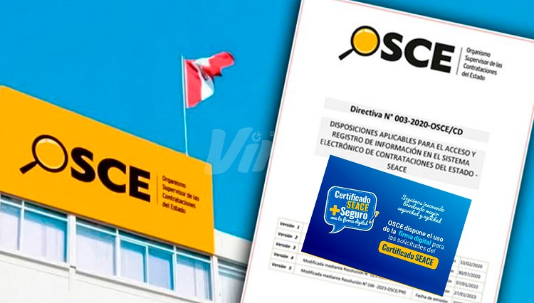 OSCE dispone el uso de la firma digital para las solicitudes del Certificado Seace