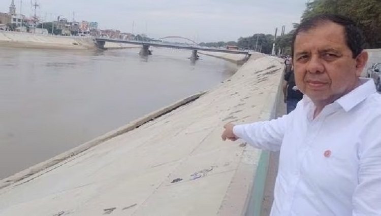 Se hunde un nuevo tramo de las defensas ribereñas del río Piura