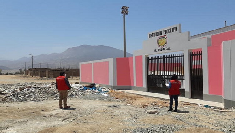 Detectan irregularidades en obras de colegio de Ancash
