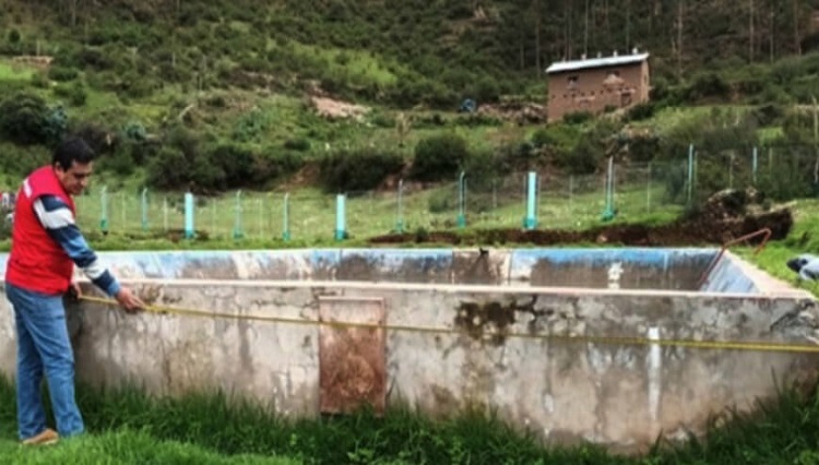 Apurímac: Contraloría detectó deficiencias en expediente técnico y construcción de reservorio en Sabaino
