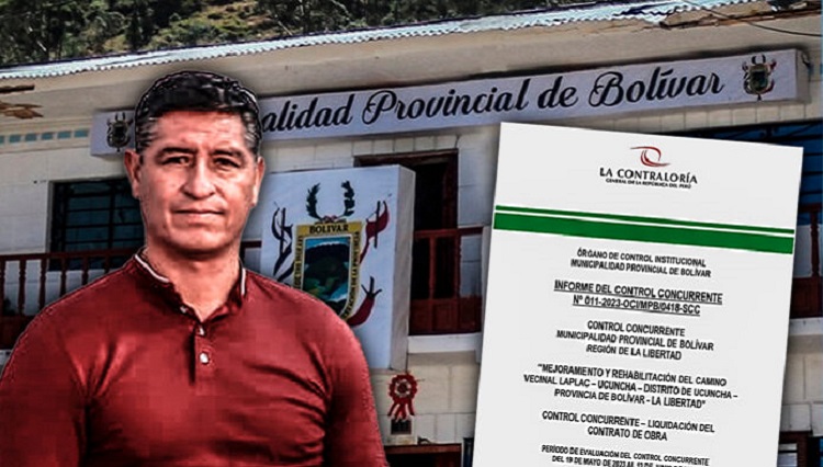 Bolívar: exgestión de Odar Sánchez en la mira de Contraloría por presunta obra mal ejecutada