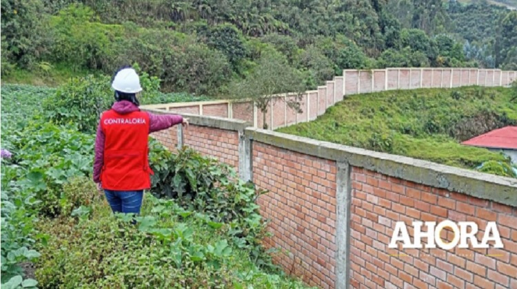 Contraloría alerta que obra vial de casi S/ 5 millones en Huachón está inconclusa y abandonada