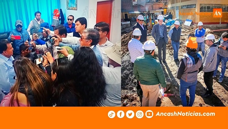 Huaraz: podría rescindir contrato por irregularidades en construcción de colegio Jorge Basadre