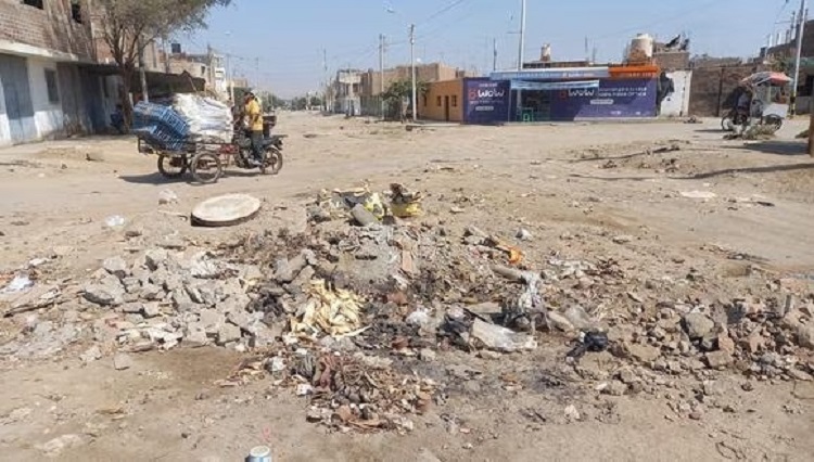 Obra por más de S/3 millones está paralizada hace un año entre el límite de La Tinguiña y Parcona