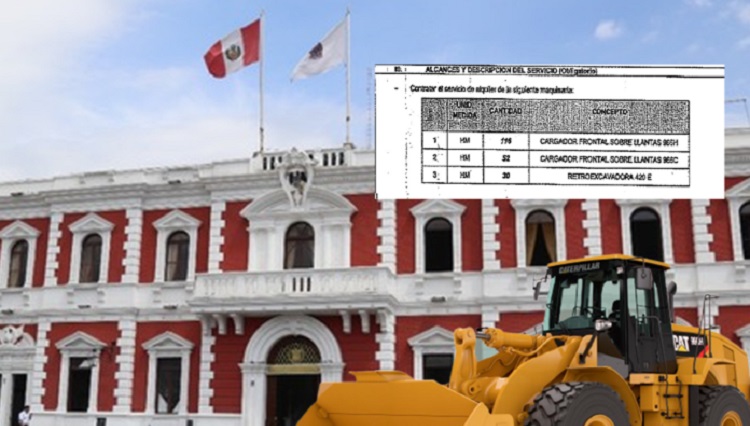 Trujillo: advierten posible direccionamiento en proceso de contratación de maquinaria en la MPT